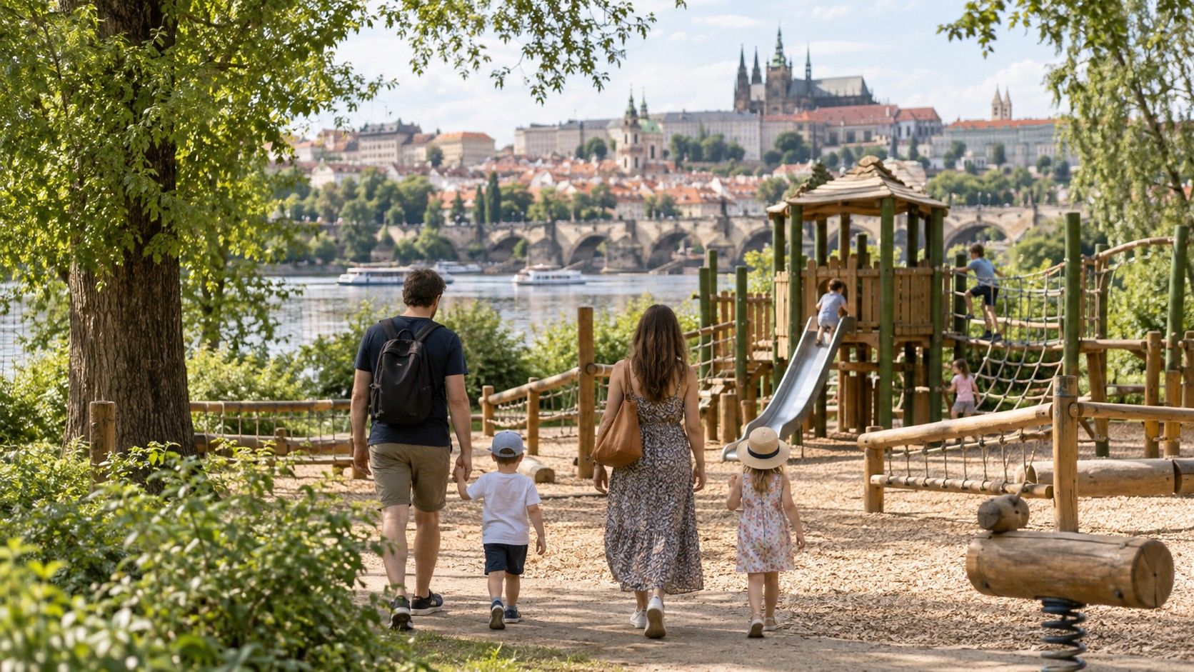 Дитячий острів в Праге: прогулка с детьми без суеты